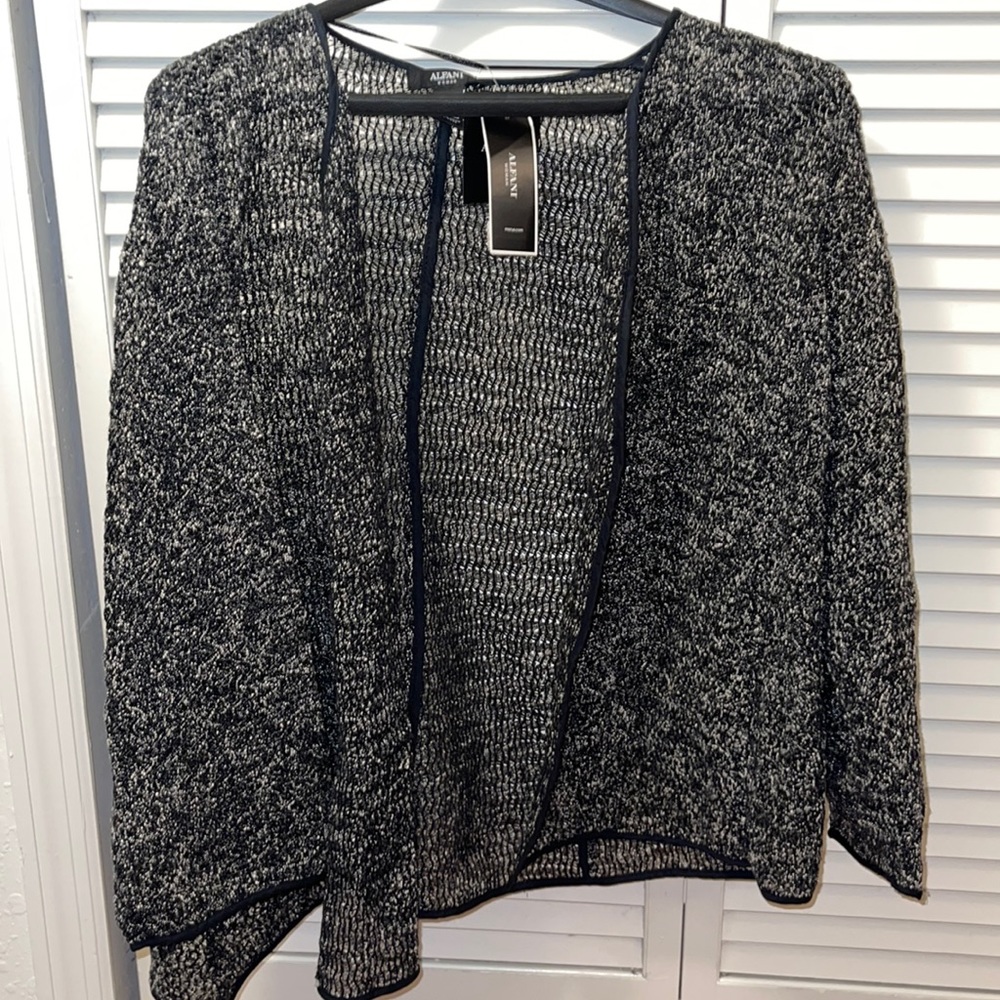 Black and white jacket